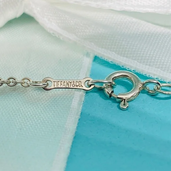 Tiffany & Co large Elsa Peretti bean 11 grams 925 silver vintage authentication - Picture 4 of 9